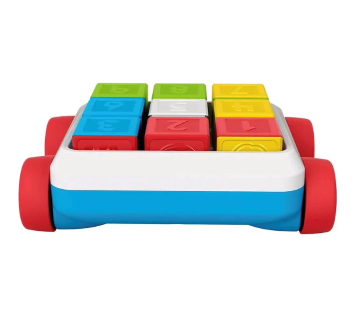 Jucarie de tras Fisher Price cu set de constructie, 9 el. foto
