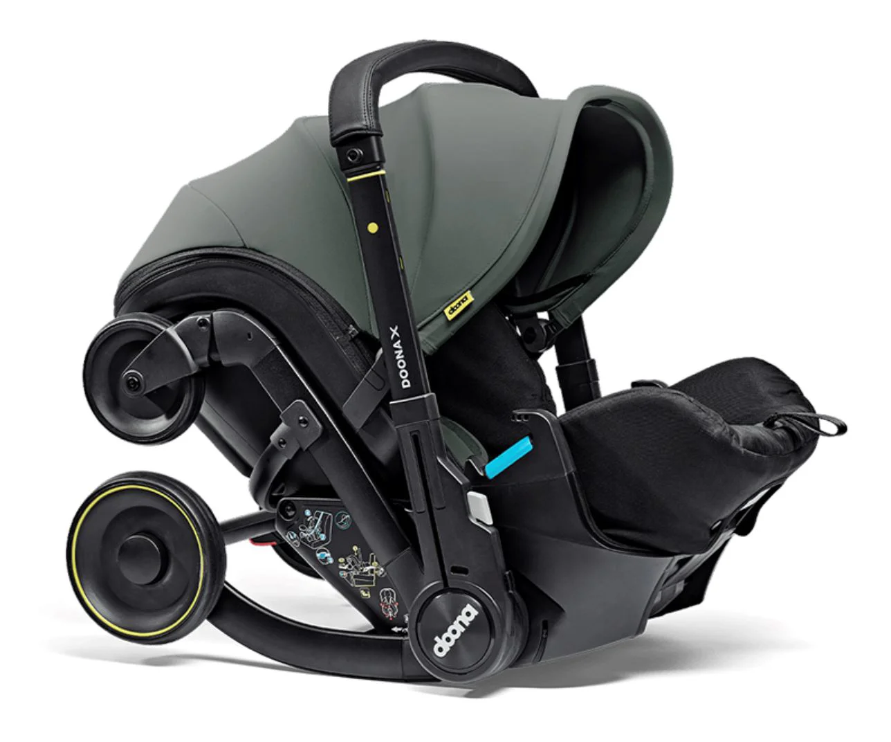 Scaun auto 2 in 1 Doona X i-Size Slate Green foto