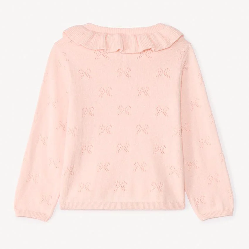 Orchestra Cardigan tricotat ajurat Pink foto