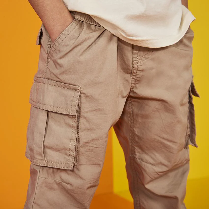 Orchestra Pantaloni cargo din bumbac Beige foto