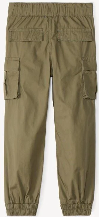 Orchestra Pantaloni cargo din bumbac Green foto