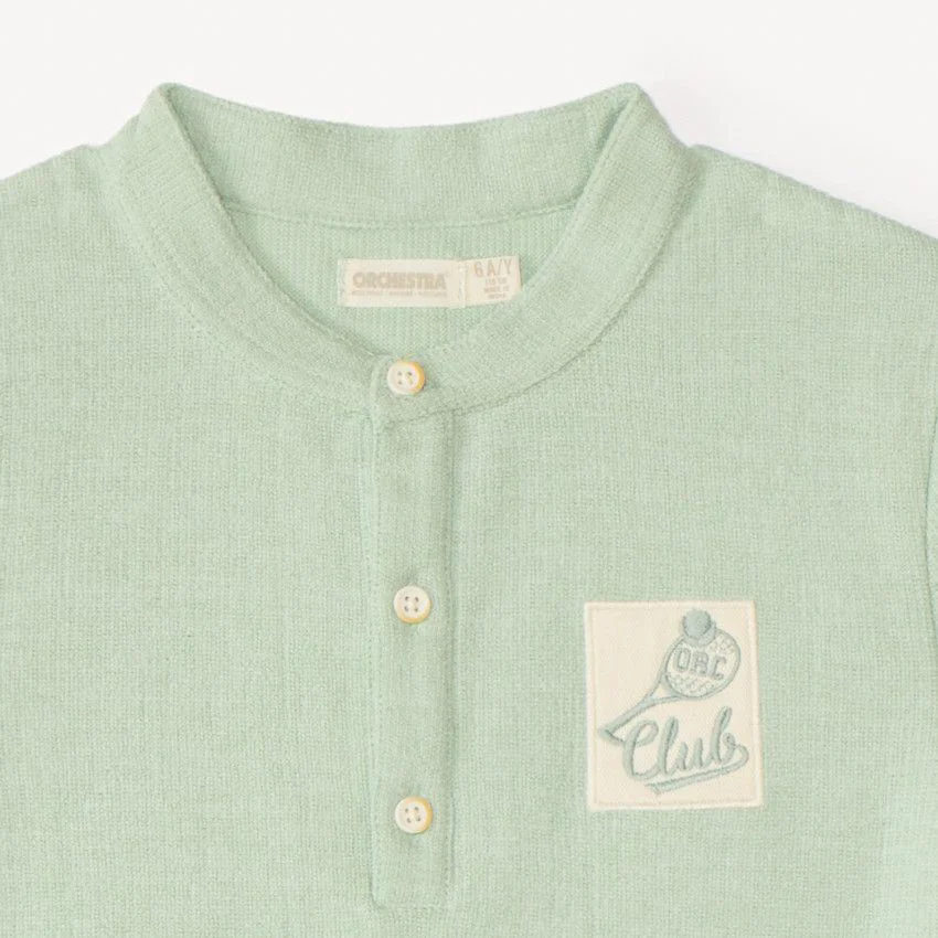 Orchestra Set 2 piese Green Tennis Club - tricou si pantaloni scurti foto