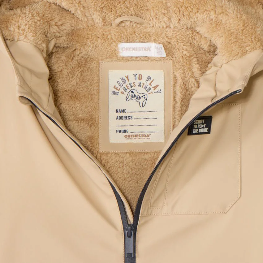 Orchestra Parka captusita cu sherpa Beige foto