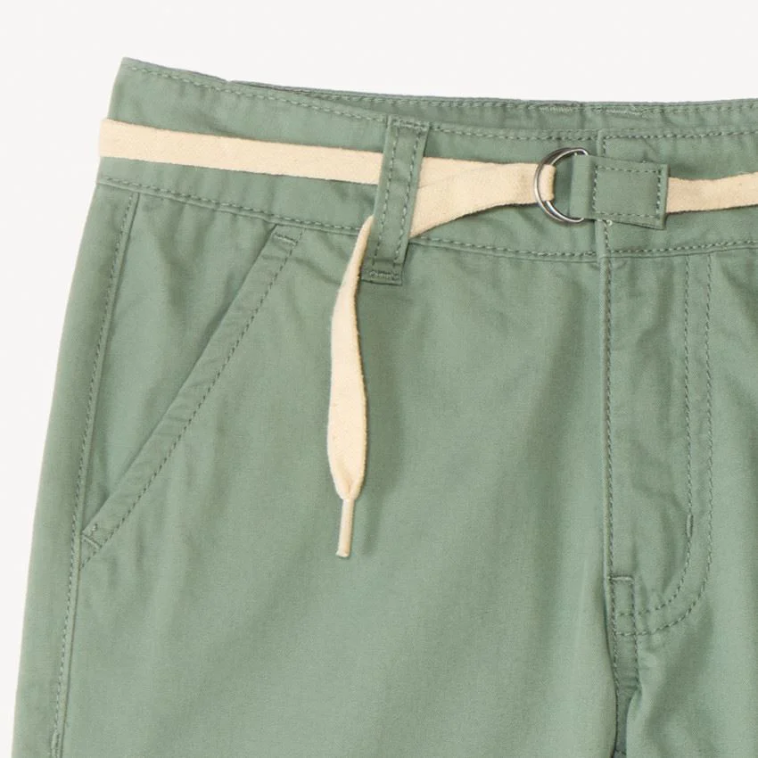 Orchestra Pantaloni scurti din twill Green foto