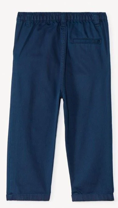 Orchestra Pantaloni drepti cu talie elastica Blue foto