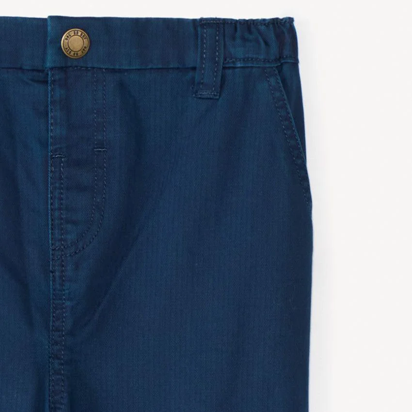 Orchestra Pantaloni drepti cu talie elastica Blue foto