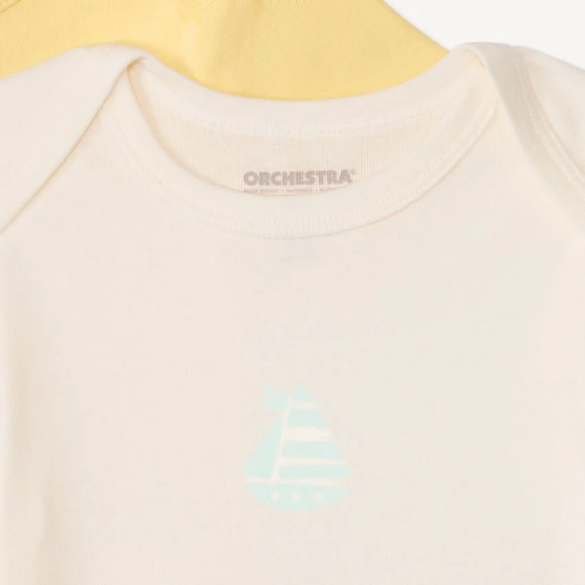 Orchestra Set 5 body cu maneca scurta Retro Pastels foto