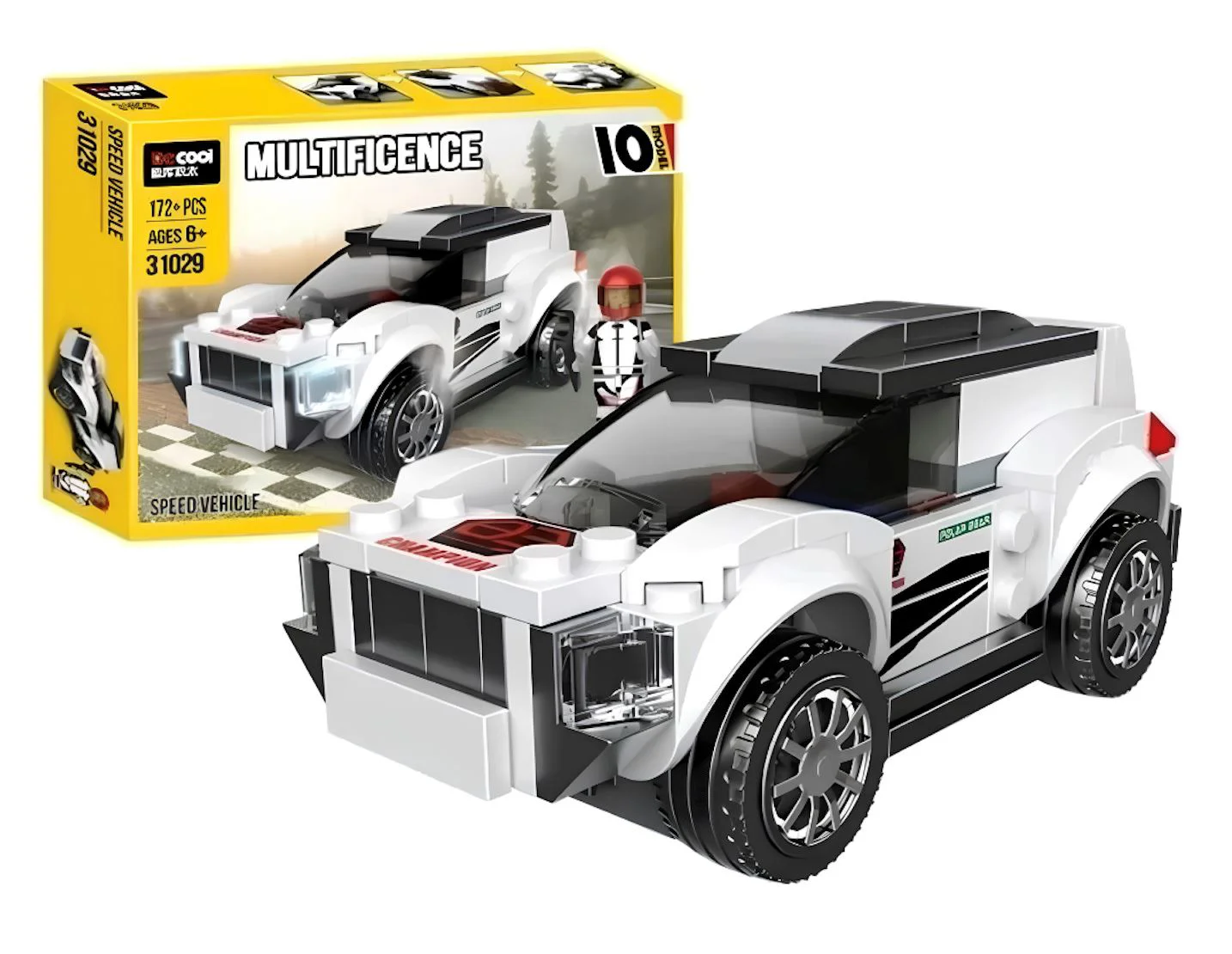 Конструктор Essa Toys Гоночная машина, 172 эл. foto