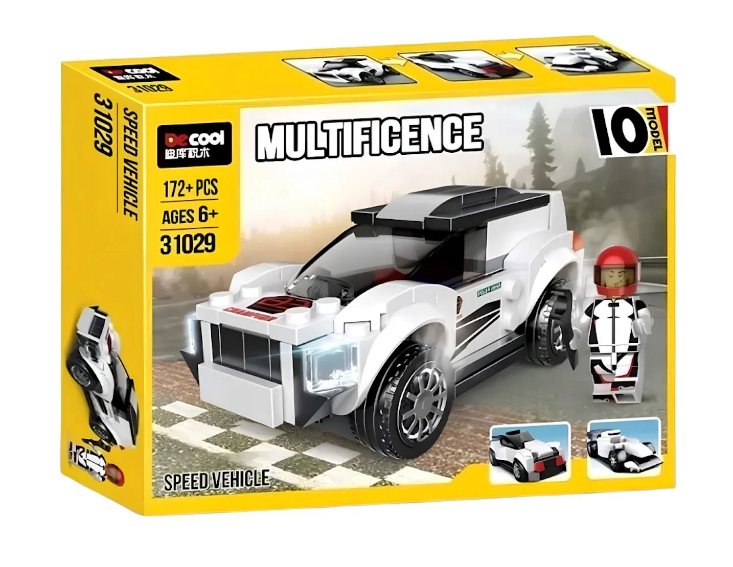 Конструктор Essa Toys Гоночная машина, 172 эл. foto