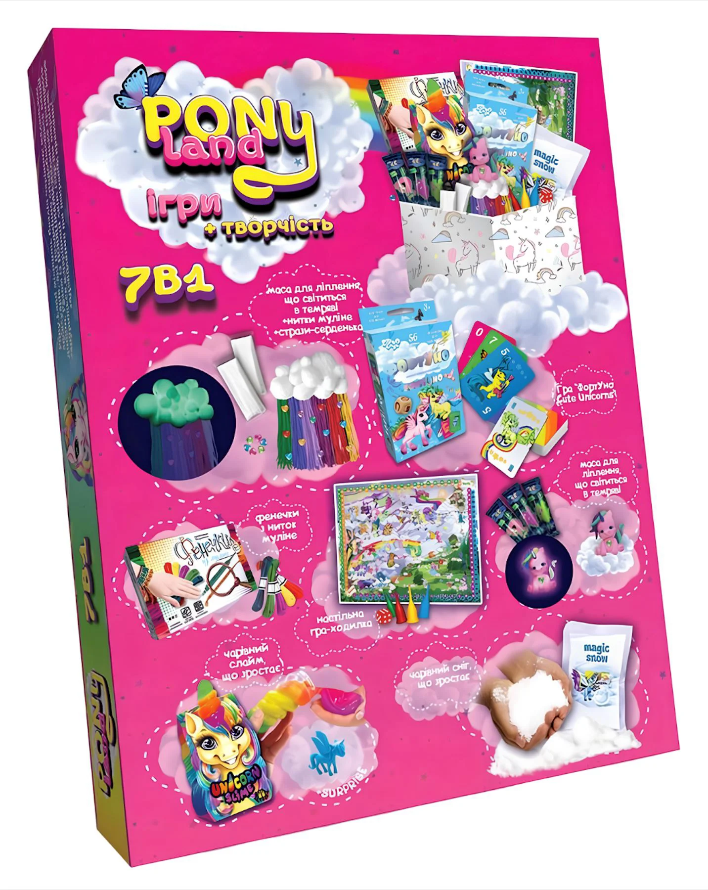 Набор для творчества 7 в 1 Essa Toys Мир пони foto