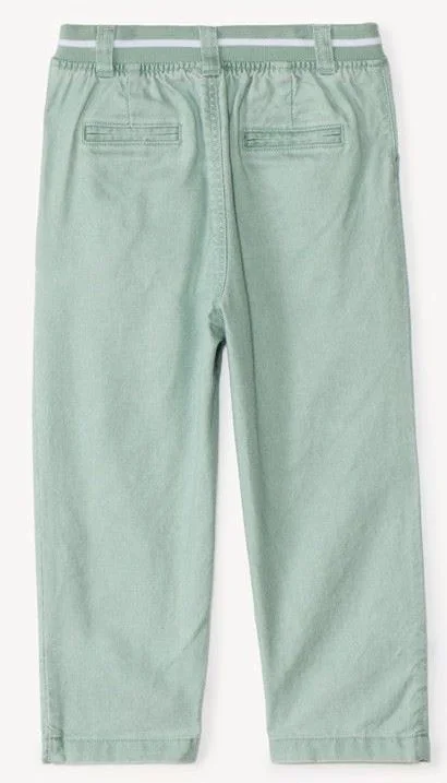 Orchestra Pantaloni drepti cu talie elastica Green foto