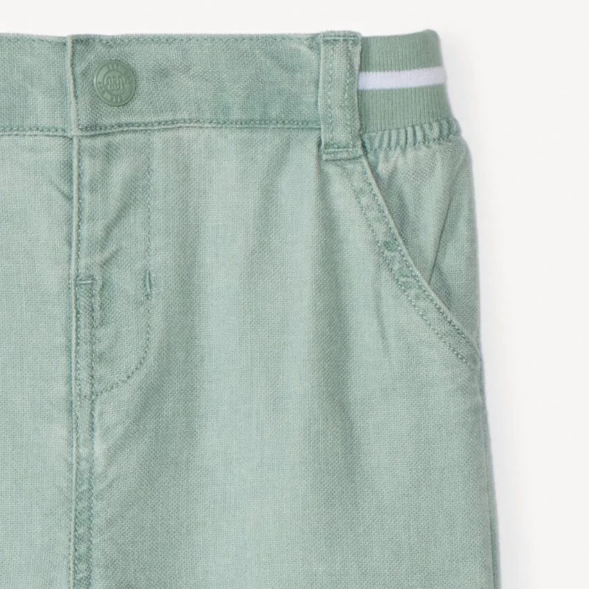 Orchestra Pantaloni drepti cu talie elastica Green foto