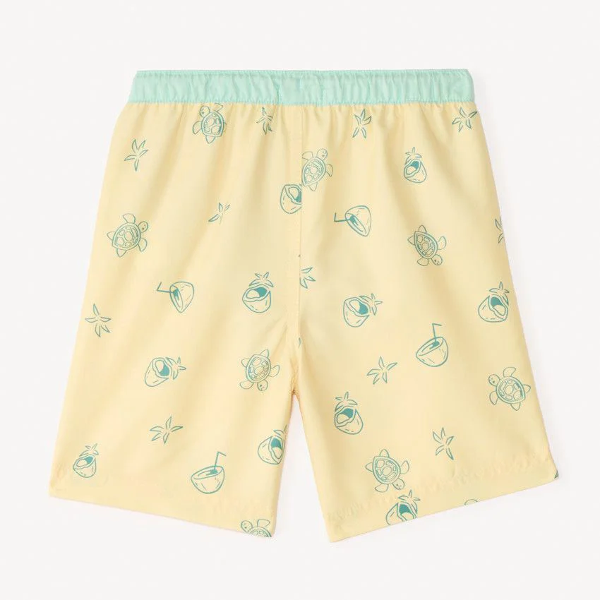Orchestra Pantaloni scurti de plaja Green Tropics foto