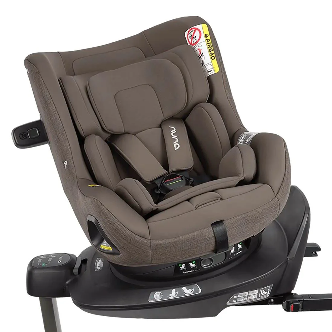 Scaun auto cu isofix Nuna i-Size PRUU Chestnut, 40-105 cm foto