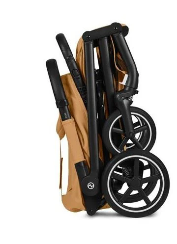 Carucior Cybex Beezy Matt Black Cinnamon Yellow foto