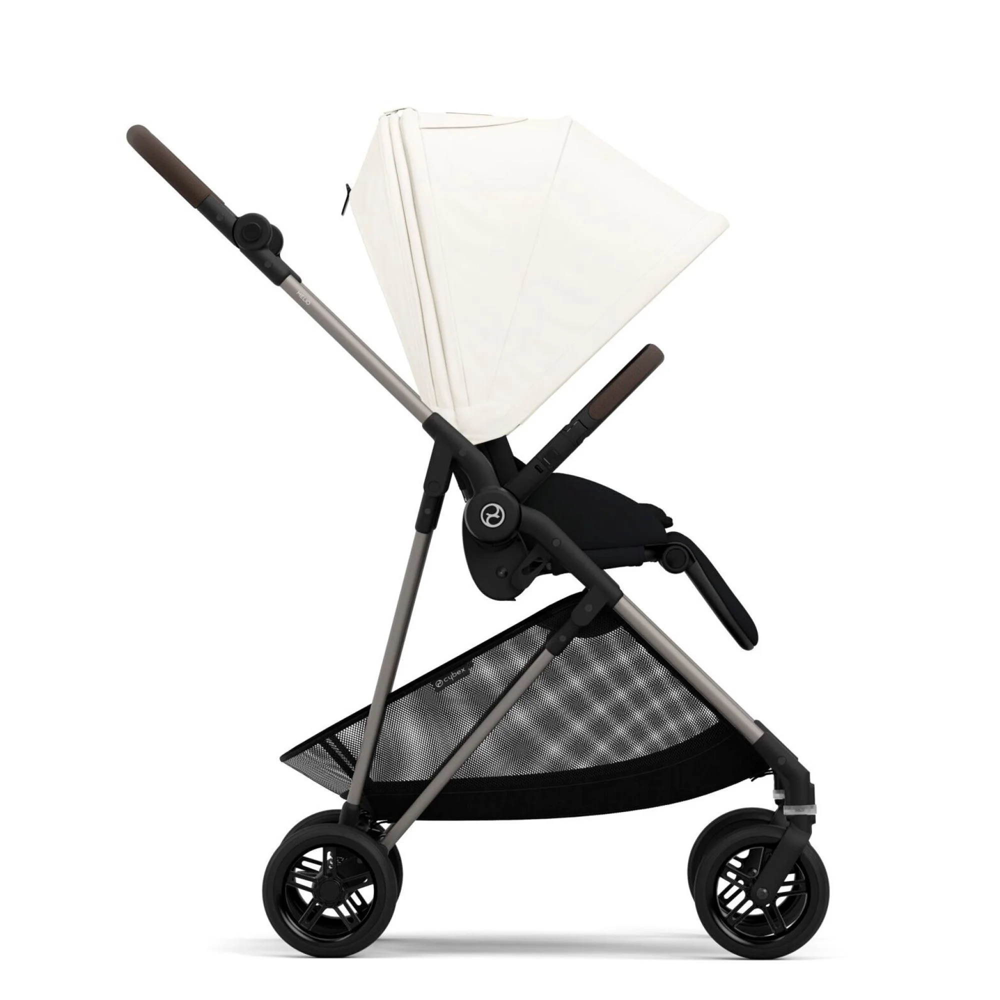 Carucior Cybex Melio Canvas White Light Beige foto