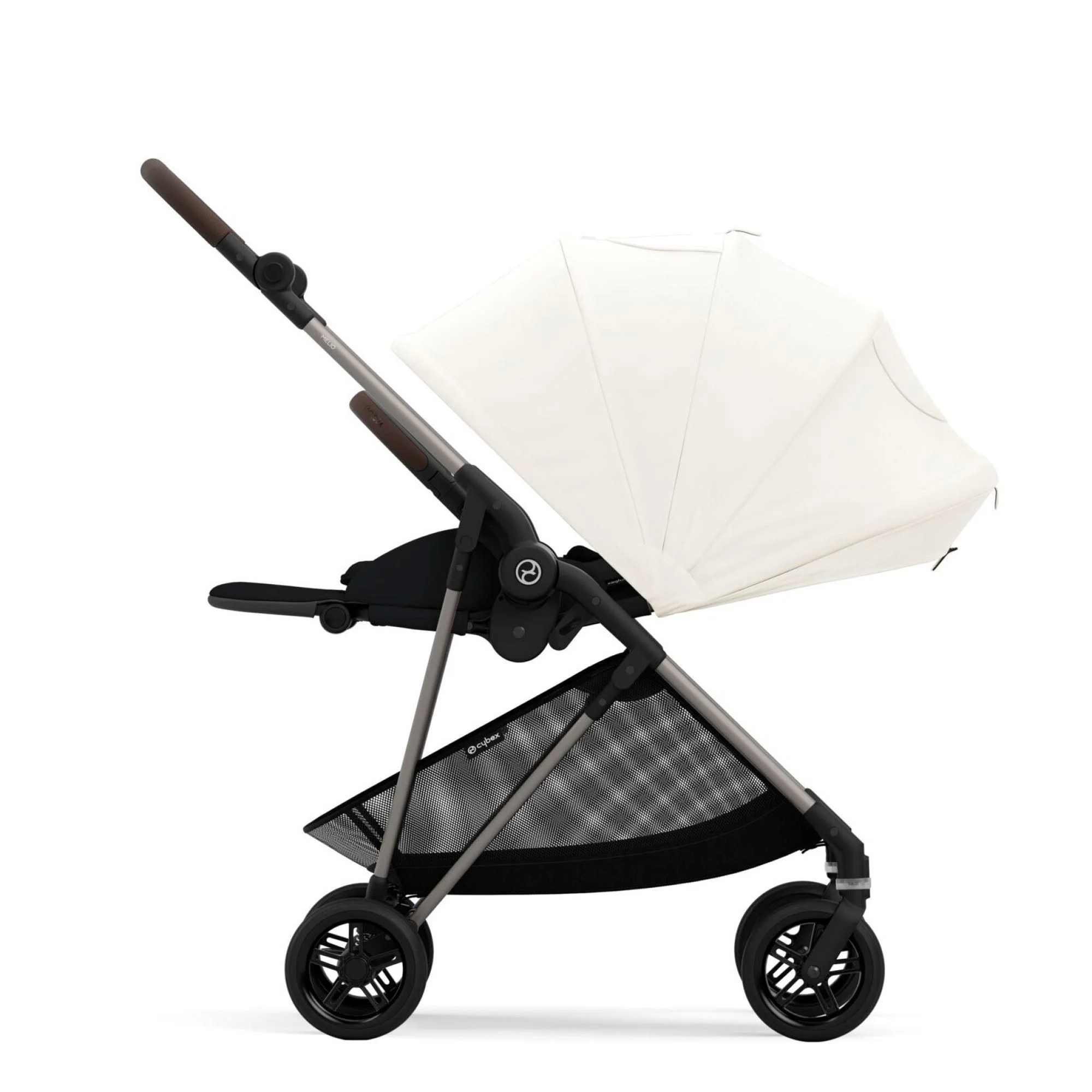 Carucior Cybex Melio Canvas White Light Beige foto