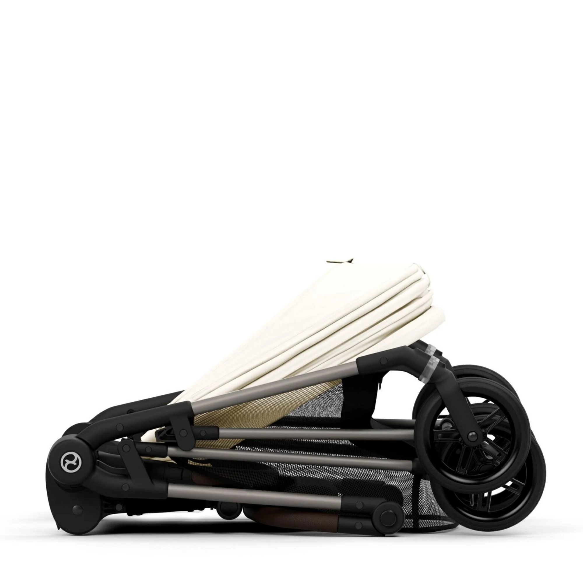 Carucior Cybex Melio Canvas White Light Beige foto