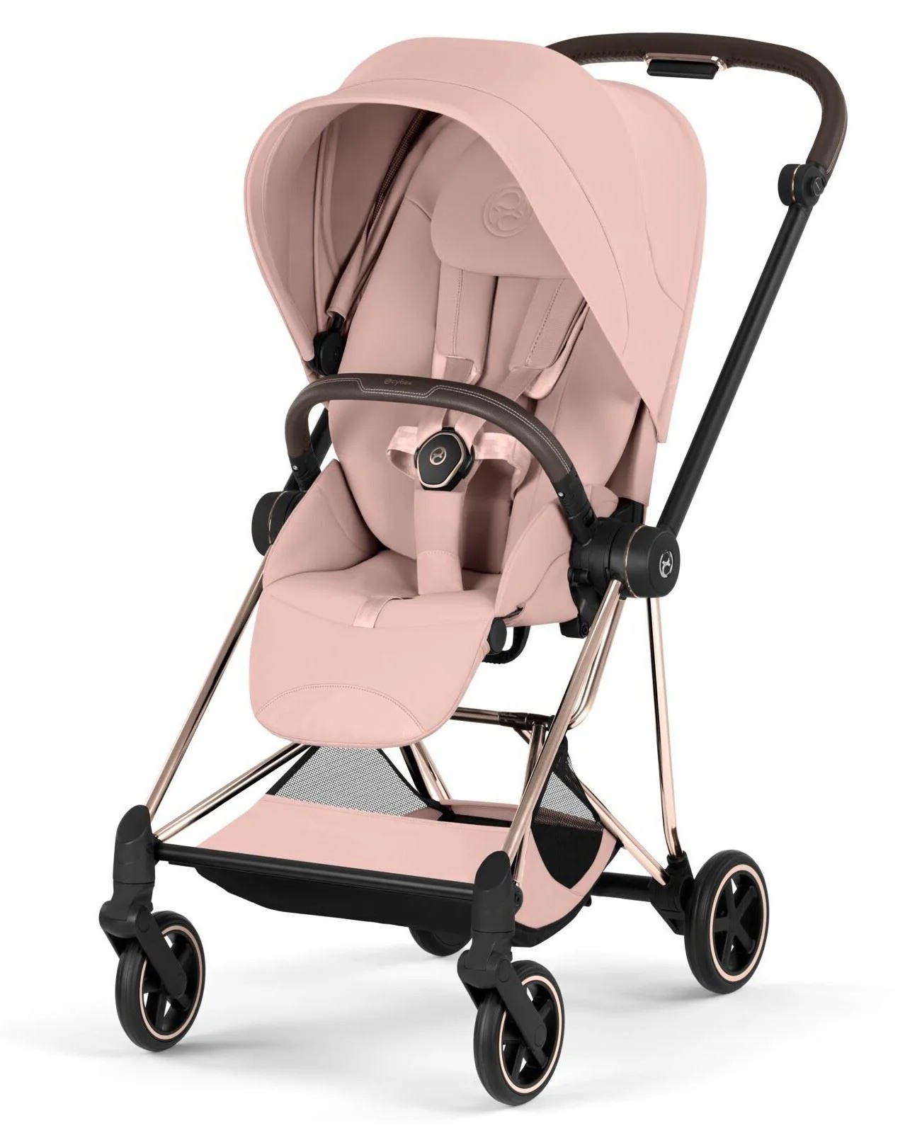 Set textil pentru carucior Cybex Mios Style Peach Pink foto
