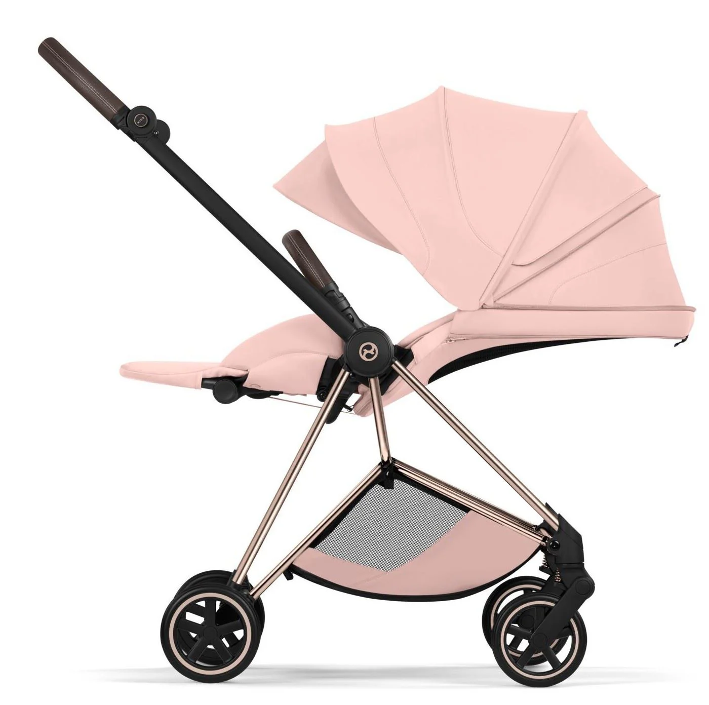Set textil pentru carucior Cybex Mios Style Peach Pink foto