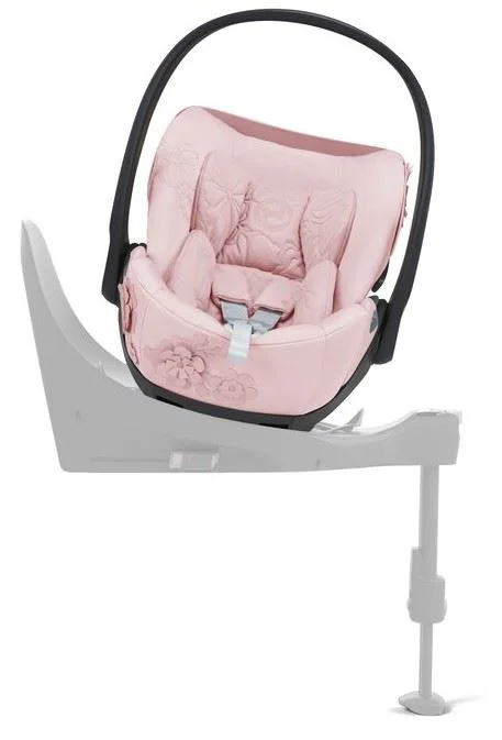 Scoica auto Cybex Cloud T i-Size Simply Flowers Pink Light, 45-87 cm foto