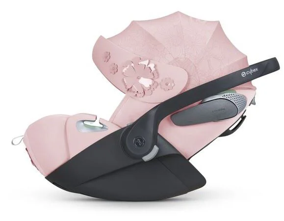Scoica auto Cybex Cloud T i-Size Simply Flowers Pink Light, 45-87 cm foto