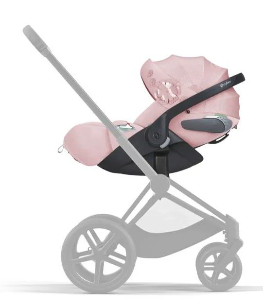 Scoica auto Cybex Cloud T i-Size Simply Flowers Pink Light, 45-87 cm foto