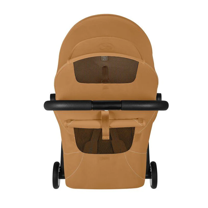 Carucior Cybex Orfeo Matt Black Cinnamon Yellow foto