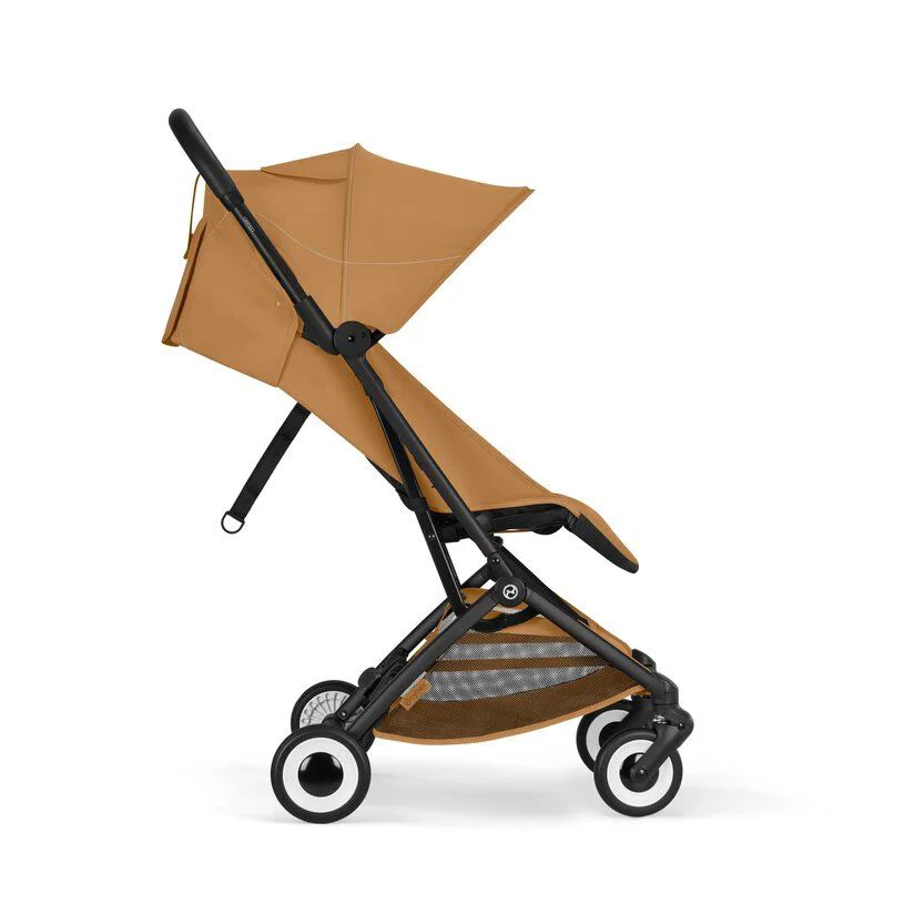Carucior Cybex Orfeo Matt Black Cinnamon Yellow foto