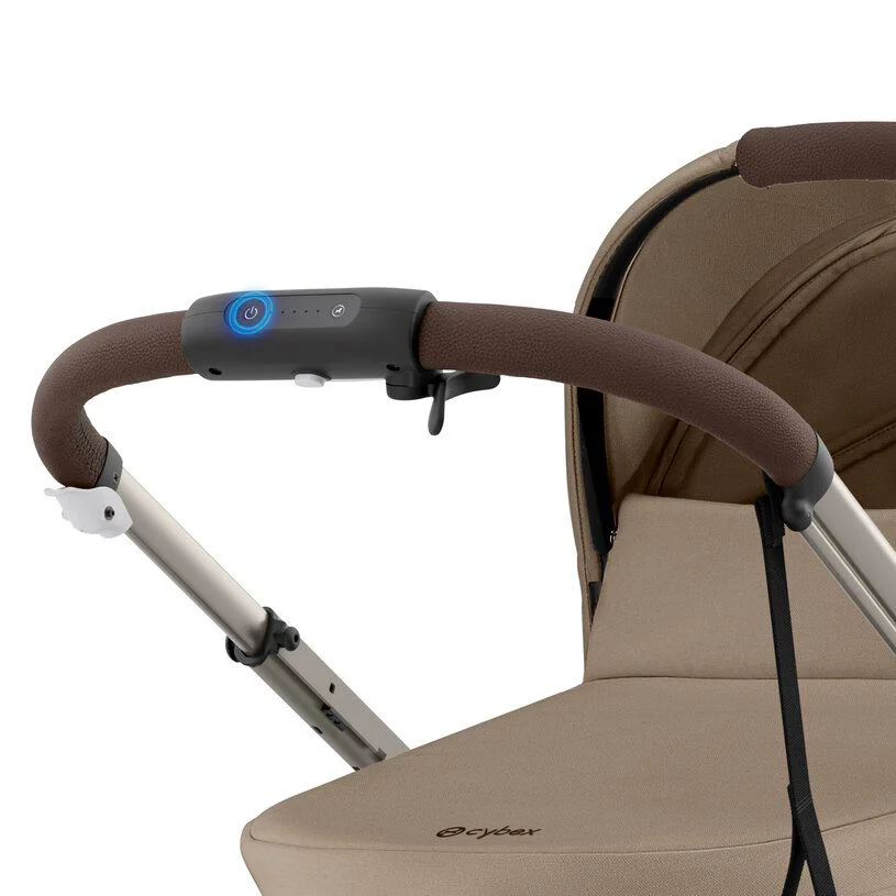 Carucior dublu Cybex e-Gazelle S TPE Almond Beige foto