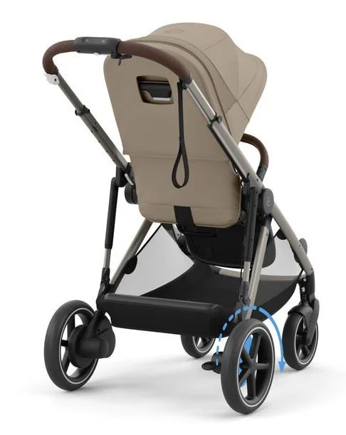 Carucior dublu Cybex e-Gazelle S TPE Almond Beige foto
