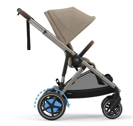 Carucior dublu Cybex e-Gazelle S TPE Almond Beige foto