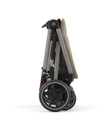 Carucior dublu Cybex e-Gazelle S TPE Almond Beige foto