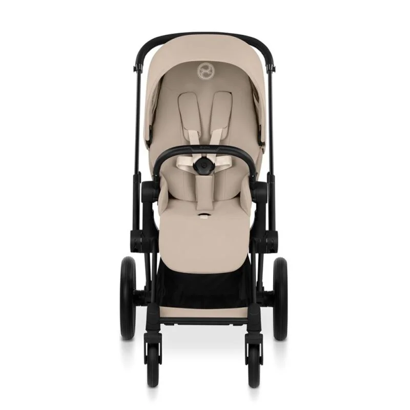 Carucior 2 in 1 Cybex Priam Matt Black Cozy Beige foto