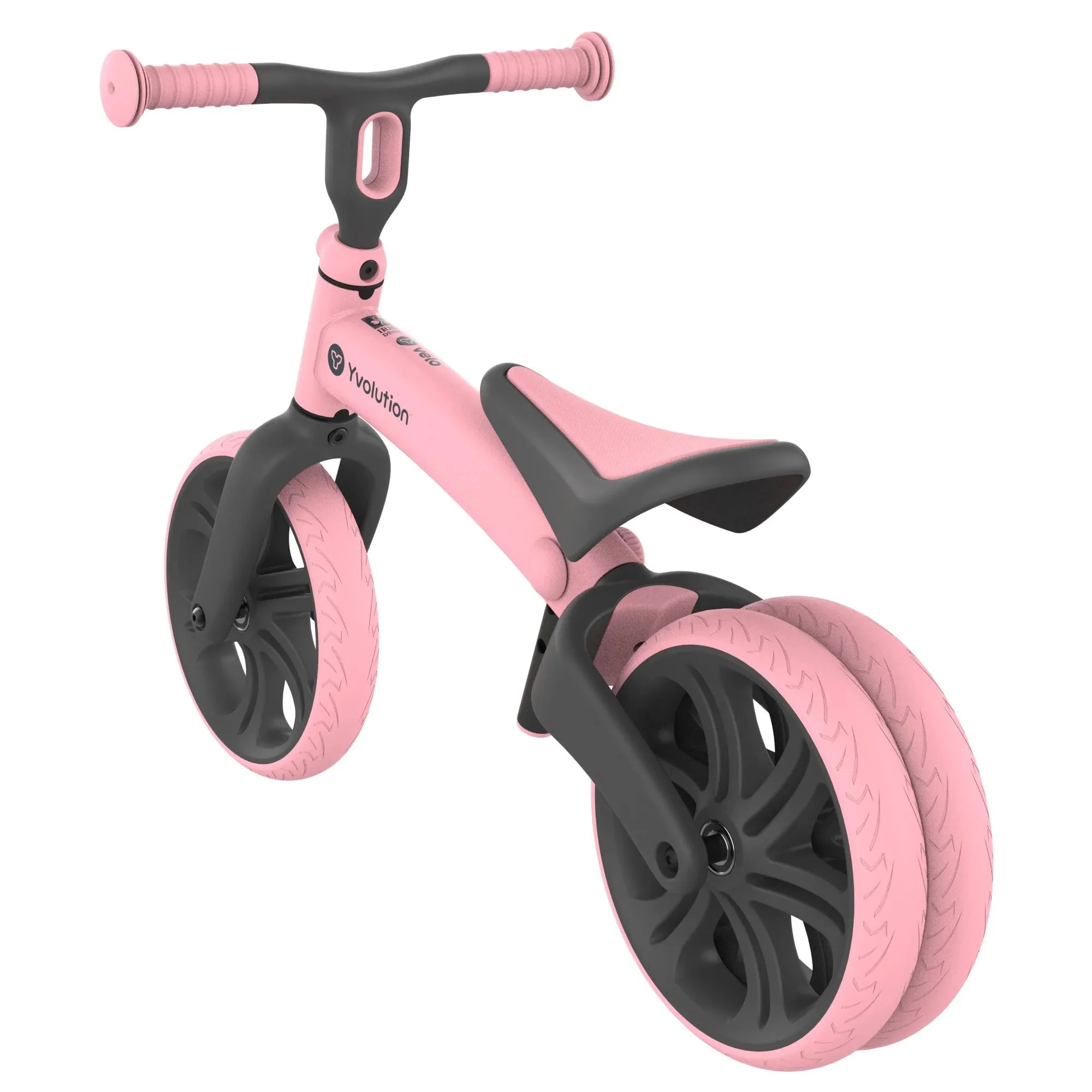 Bicicleta fara pedale Yvolution Velo Junior Pink foto