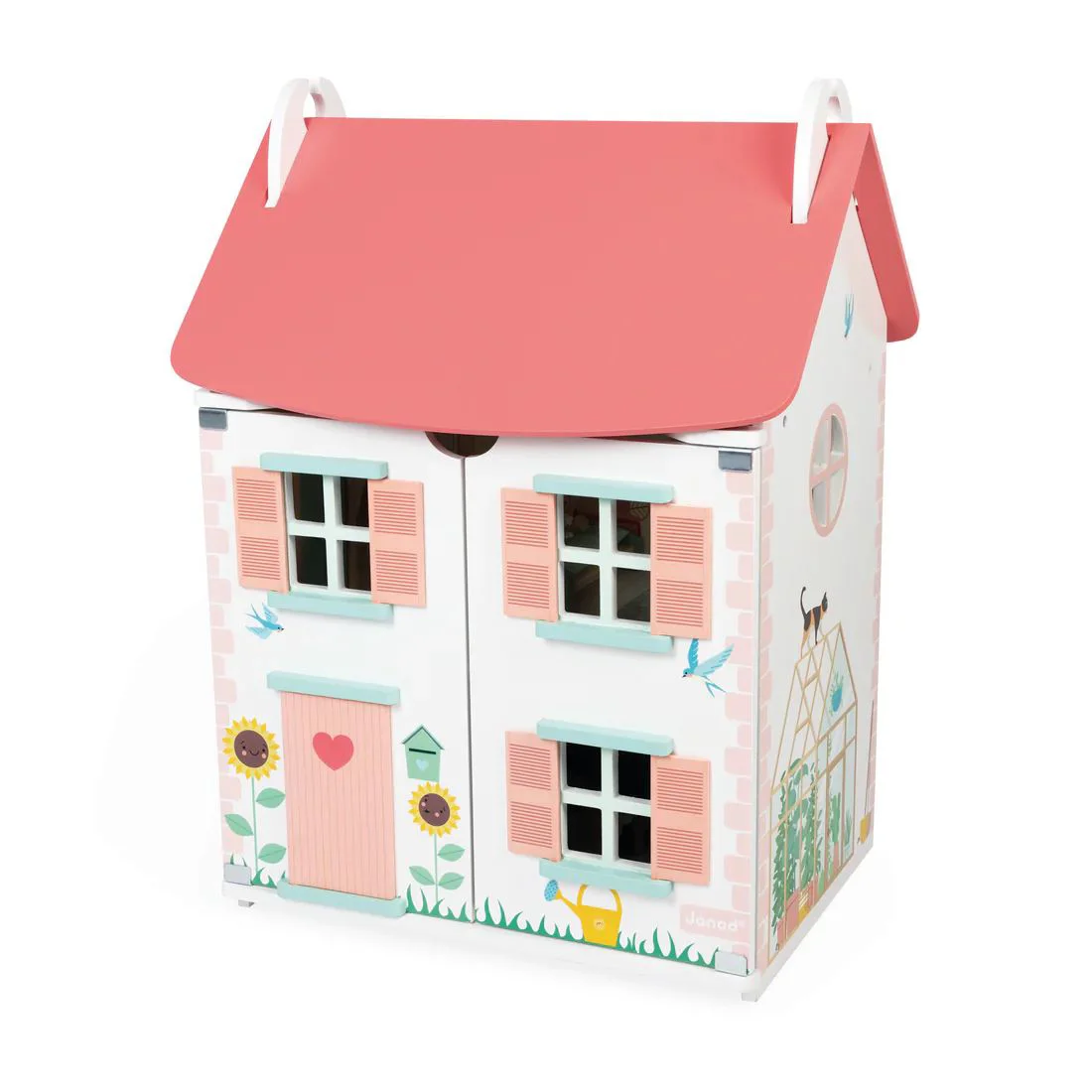 Деревянный кукольный домик Janod Dollhouse foto
