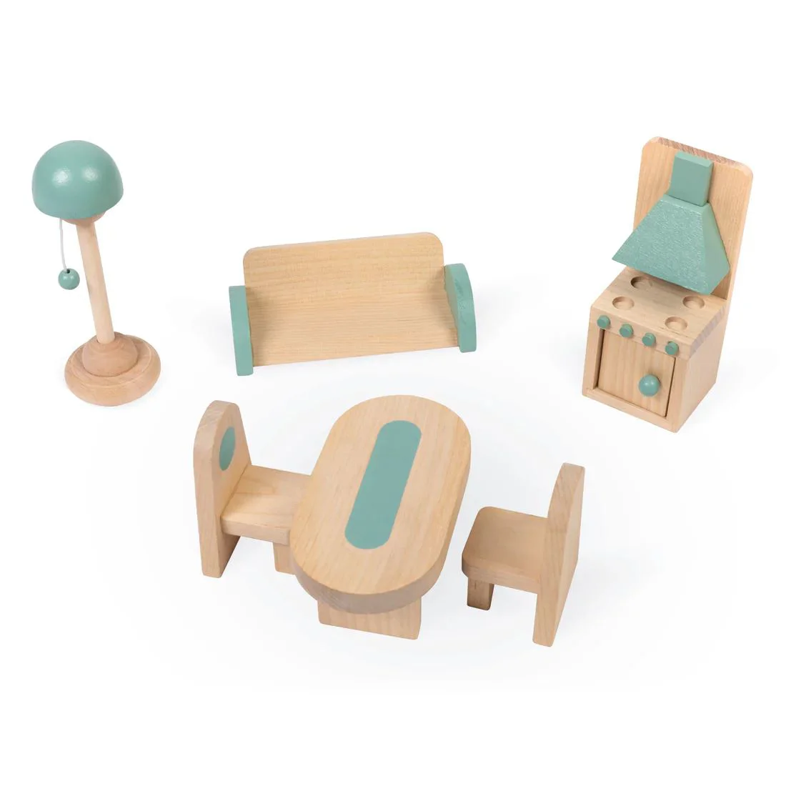 Деревянный кукольный домик Janod Dollhouse foto