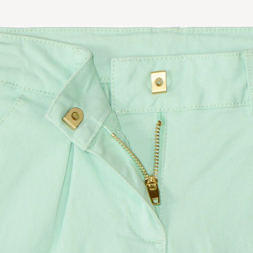 Orchestra Pantaloni scurti din twill Green foto
