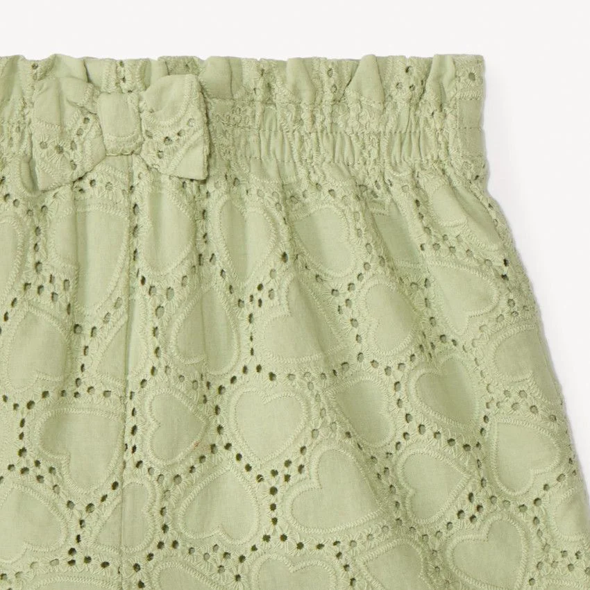 Orchestra Pantaloni scurti din bumbac cu broderie foto