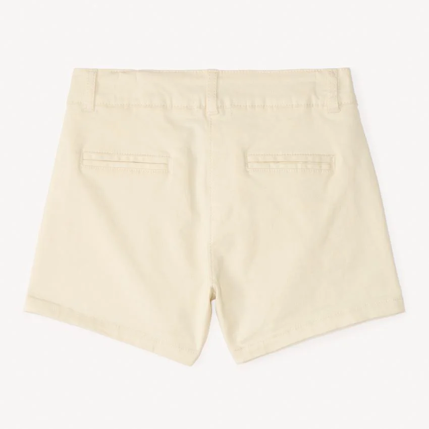 Orchestra Pantaloni scurti din twill Ecru foto