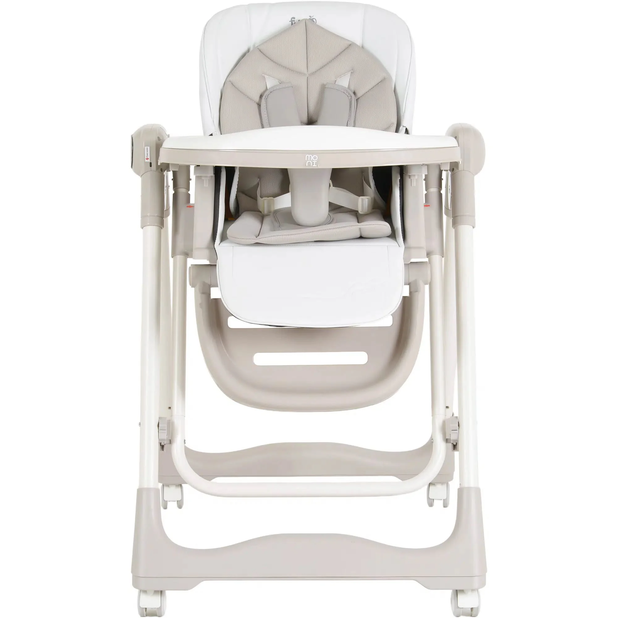 Scaun de masa pliabil 2 in 1 cu balansare Moni Fuji Beige foto