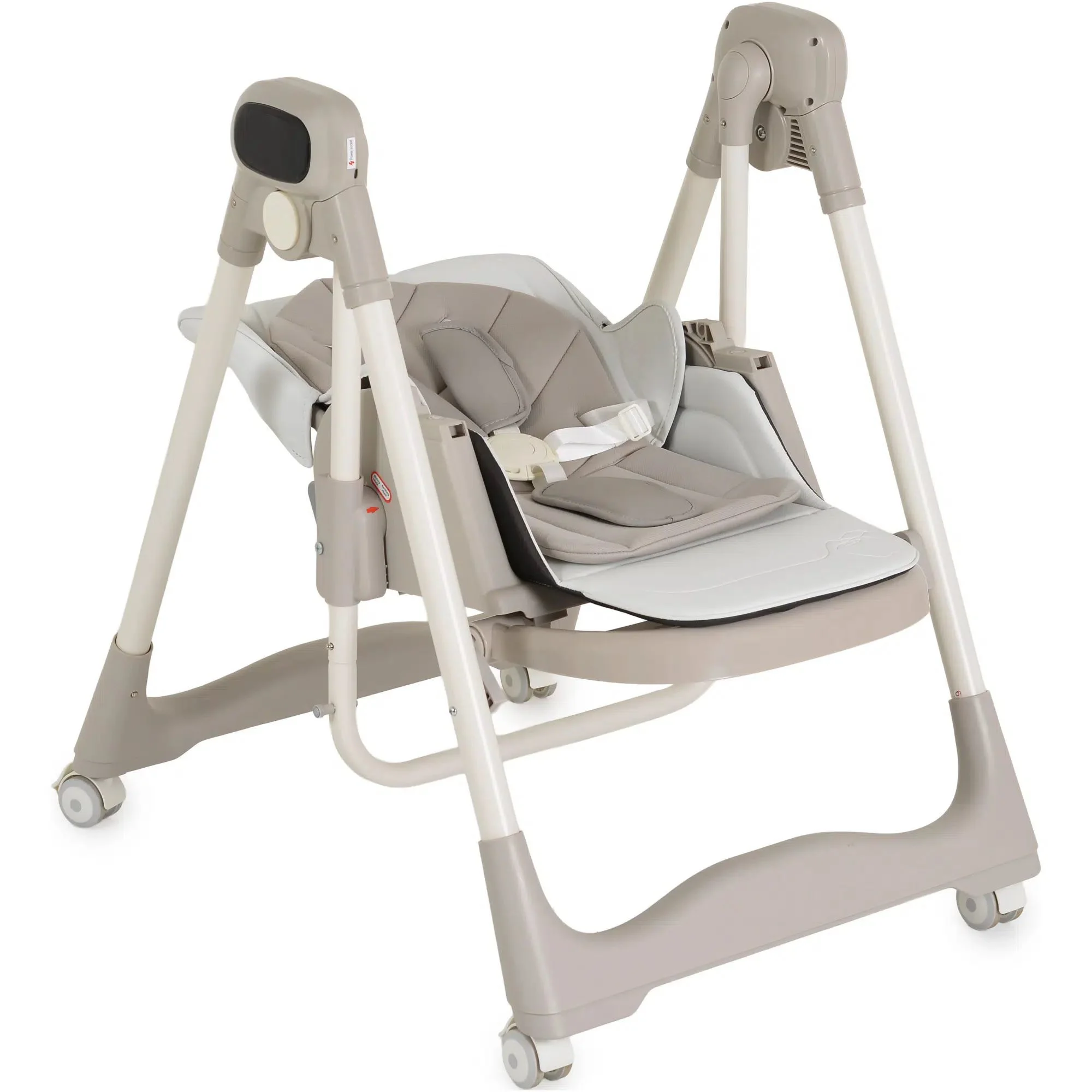 Scaun de masa pliabil 2 in 1 cu balansare Moni Fuji Beige foto