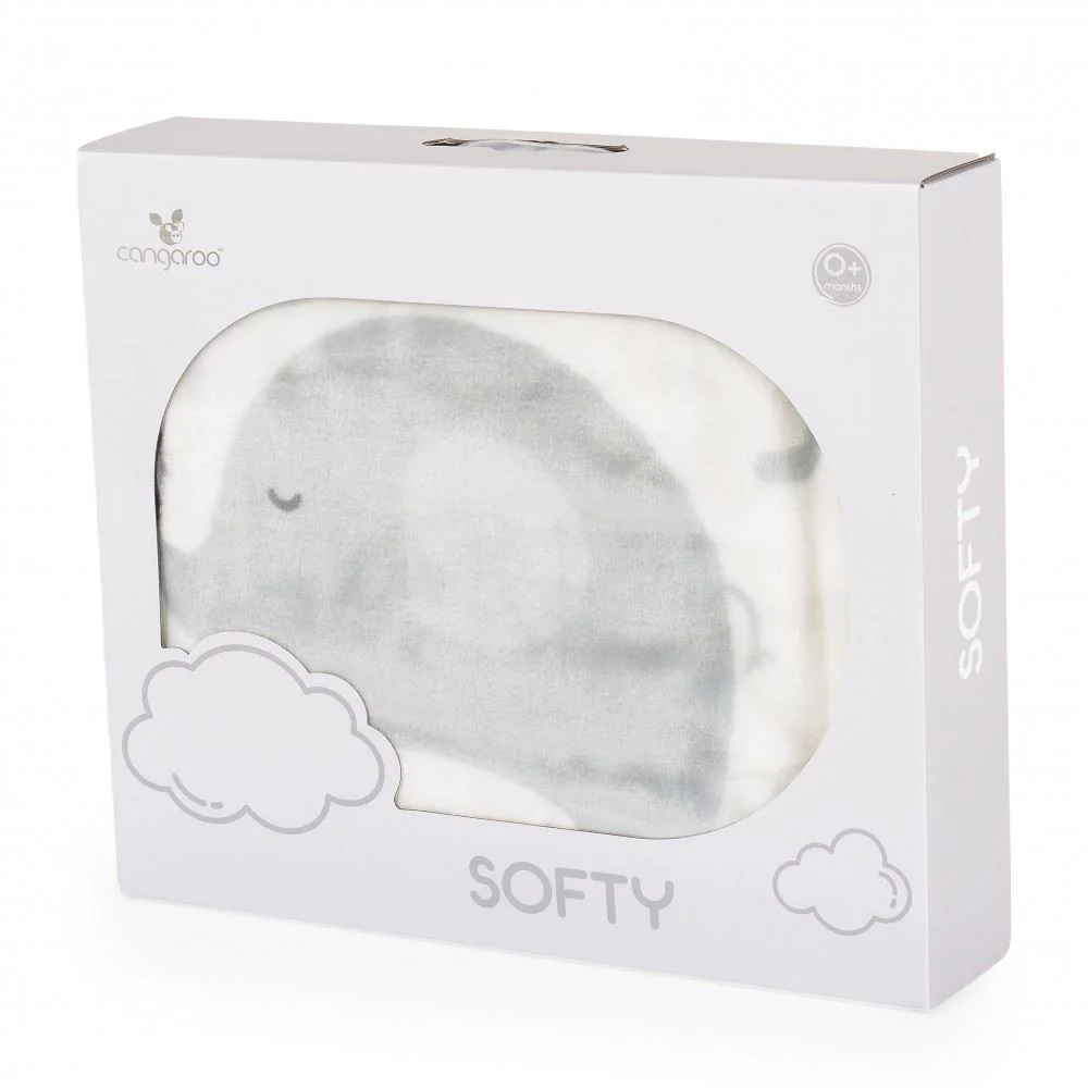 Детский плед Moni Softy Wish upon a Star White, 140 × 110 см foto