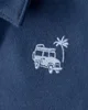 Carter's Комплект 2 в 1 Navy Collared - футболка и шорты foto
