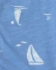 Carter's Комплект 2 в 1 Blue Sailboat - рубашка и шорты foto
