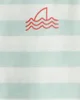 Carter's Комплект 2 в 1 Mint Striped - футболка и шорты foto