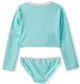 Carter's Costum de baie din 2 piese Rashguard Blue foto