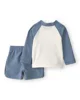 Carter's Set 3 piese costum de baie Rashguard Palm - bluza, pantaloni scurti si palarie foto