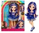 Papusa Rainbow High Geneviev seria Be Dazzling Albastru foto