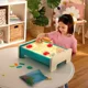 Set de joaca educativ Battat Look & Shine cu lumina, cifre si forme foto